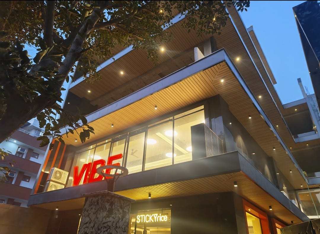 Exterior at night